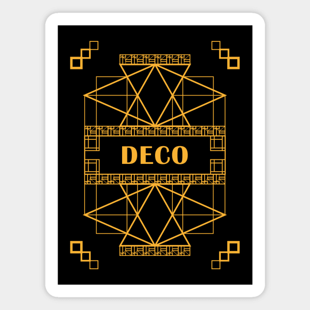 Art Deco Magnet by creationoverload